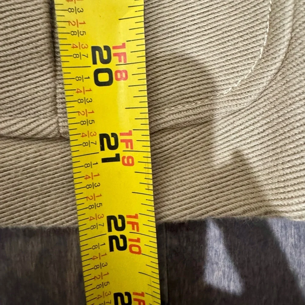 Ralph Lauren 100% Cotton Blazer Jacket Size 6 Tan Button Front Equestrian Style - Picture 16 of 17